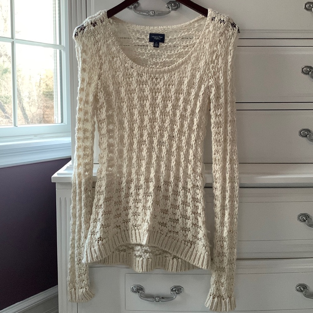 Cream sweater!